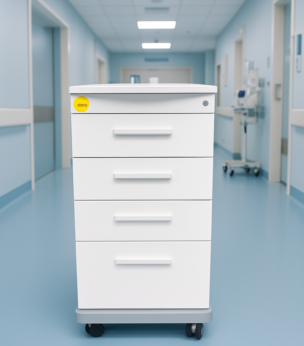 Medical Grade Side Table/ Supply Cart
