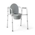 Guardian 3-in-1 Folding Steel Elongated Commode 350lbs